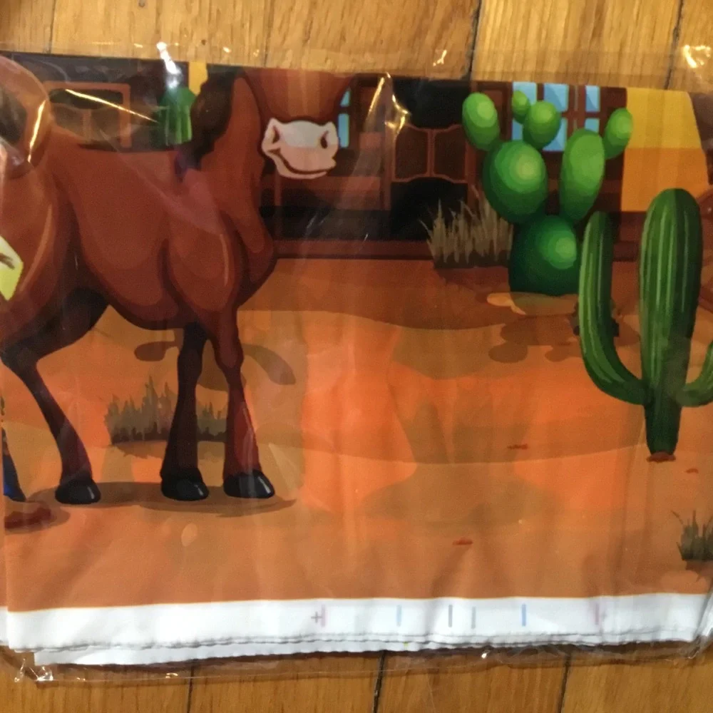 Western Cowboy Party Supplies Set
